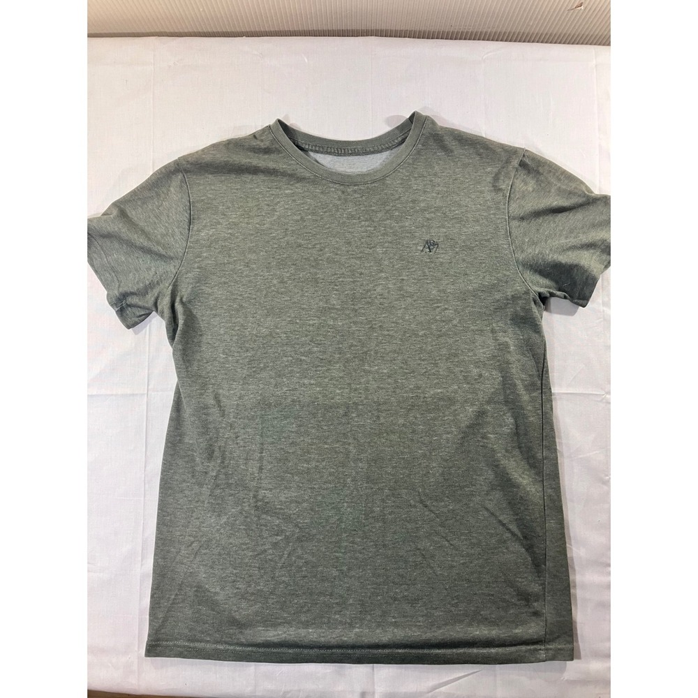 Mens Vintage Gray T Shirt Short Sleeve Crew Neck Casual Basic‎ Tee Size M